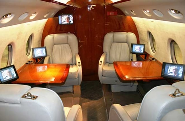 ExcelAire GIV-SP Private Jet Interior