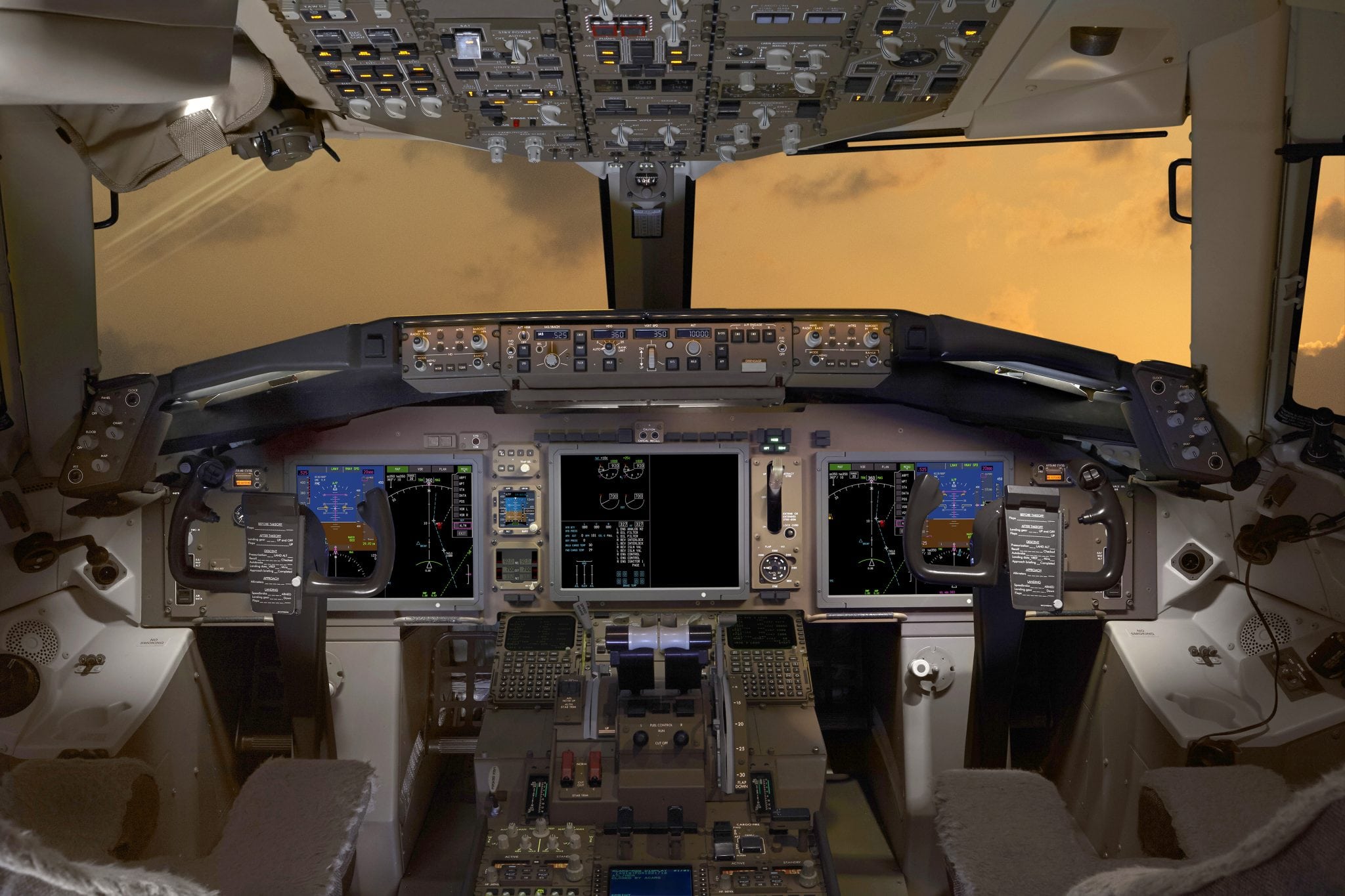 A Boeing 767 retrofit flight deck