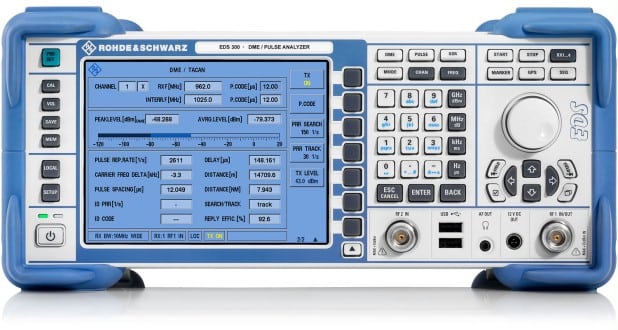 The Rohde and Schwarz EDS300 DME and Pulse Analyzer