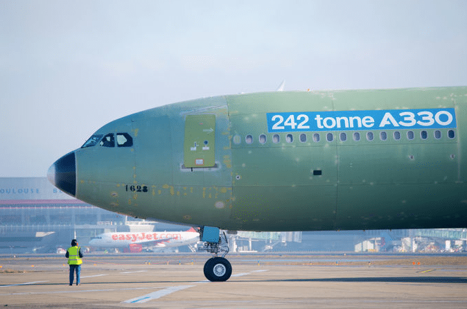 Airbus A330 with 242 ton increased takeoff weight