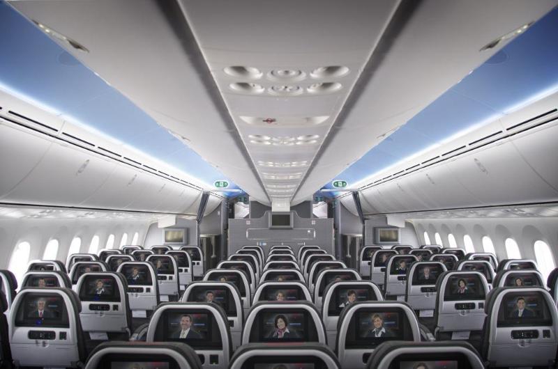 American Airlines 787 Main Cabin