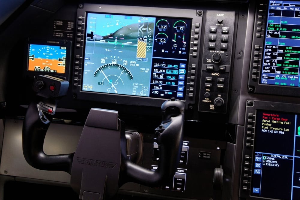 PC-12 cockpit. Photo: Pilatus Aircraft.
