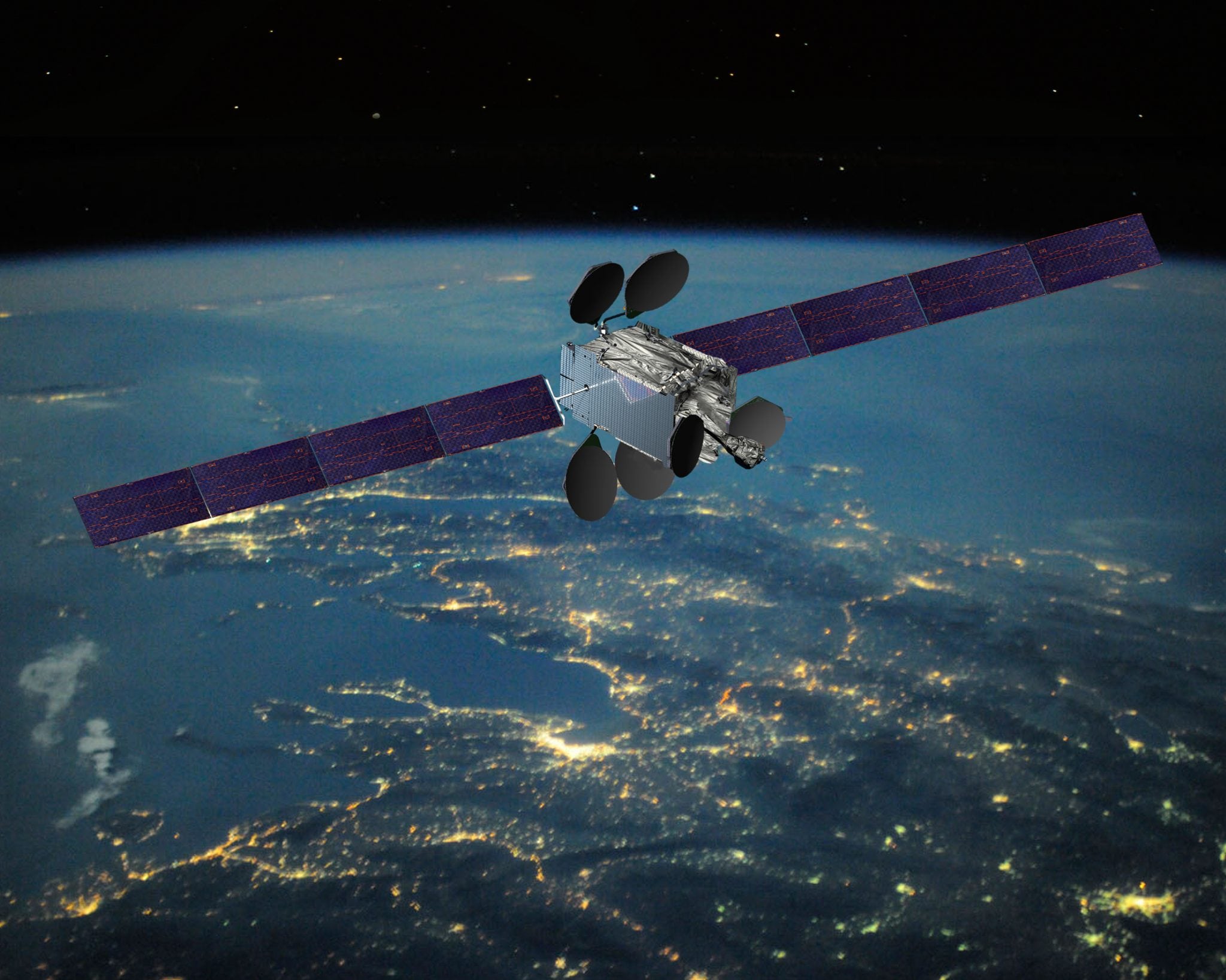 An Intelsat EpicNG satellite.