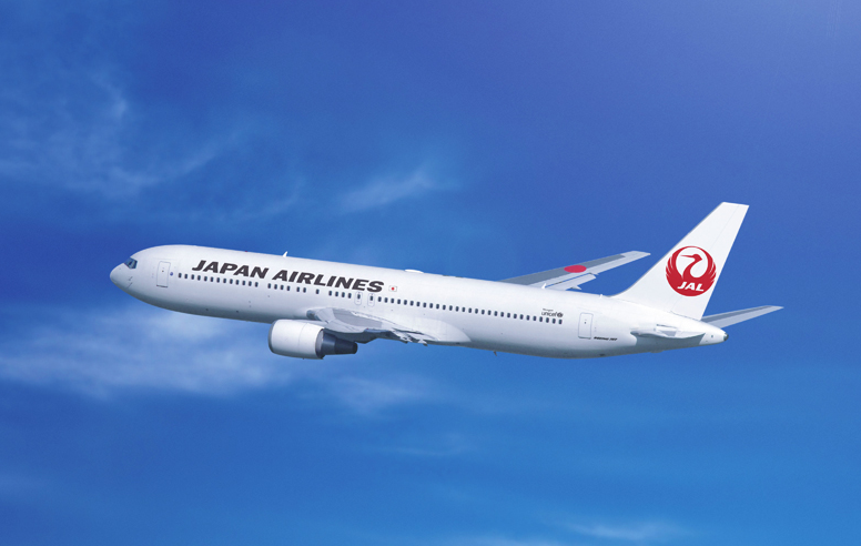 Japan Airlines aircraft, rendering