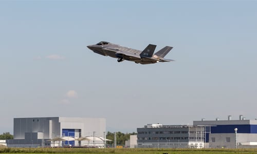 Italy’s first F-35A Lightning II, known as AL-1