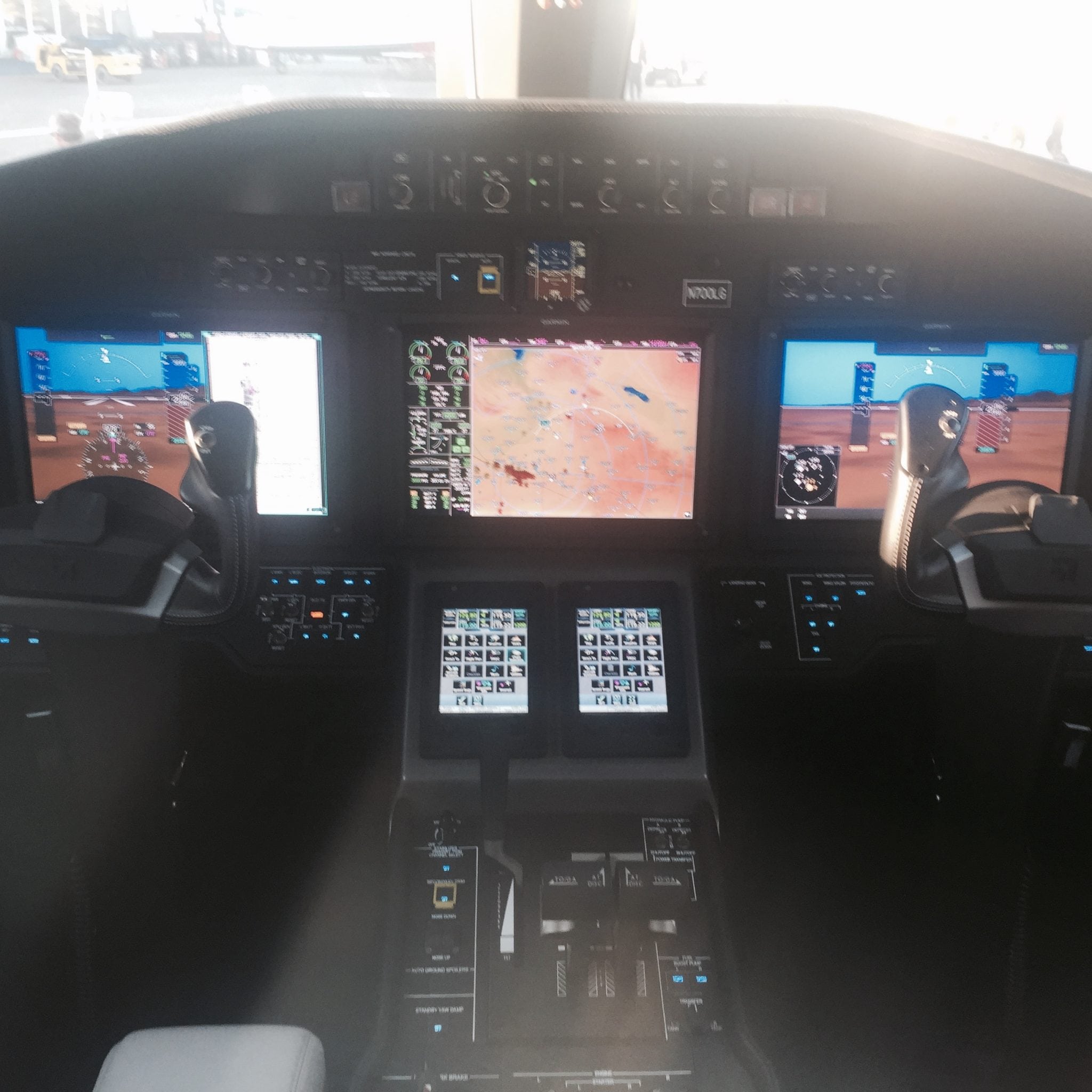 G5000 avionics suite on Textron's new Citation Longitude aircraft at NBAA 2015