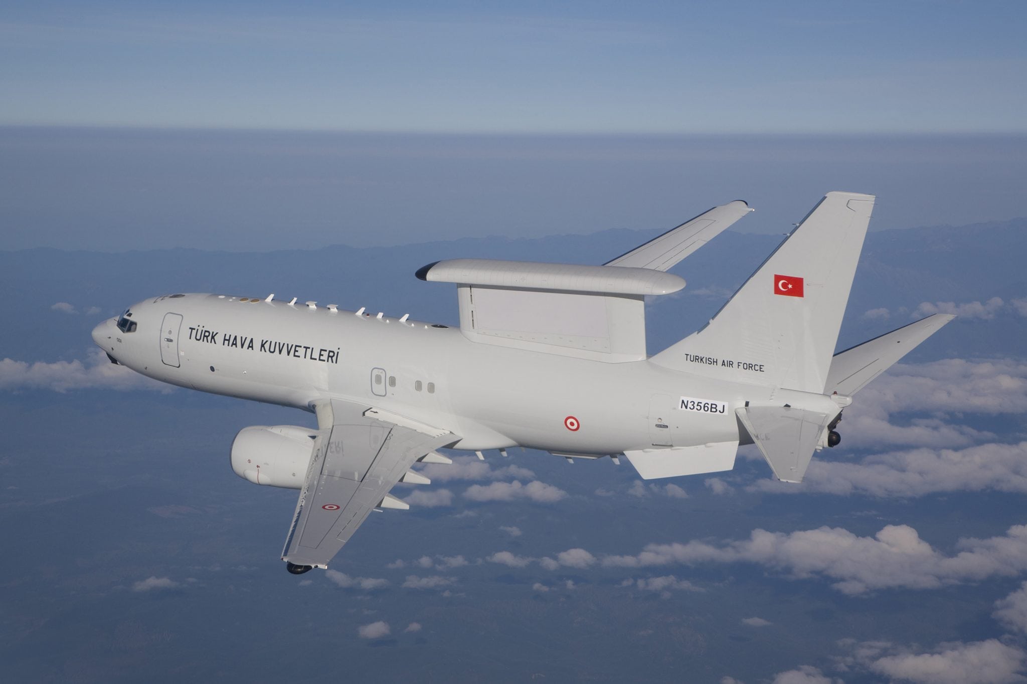 Boeing delivered the fourth and final Airborne Early Warning & Control Peace Eagle to Turkey
