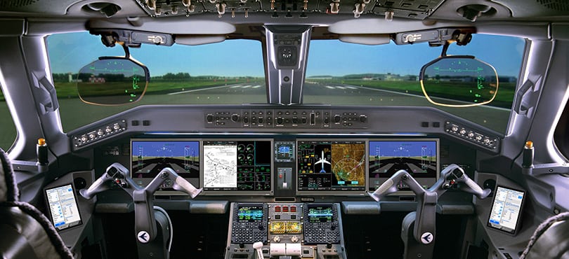 E190 E2 cockpit, rendering