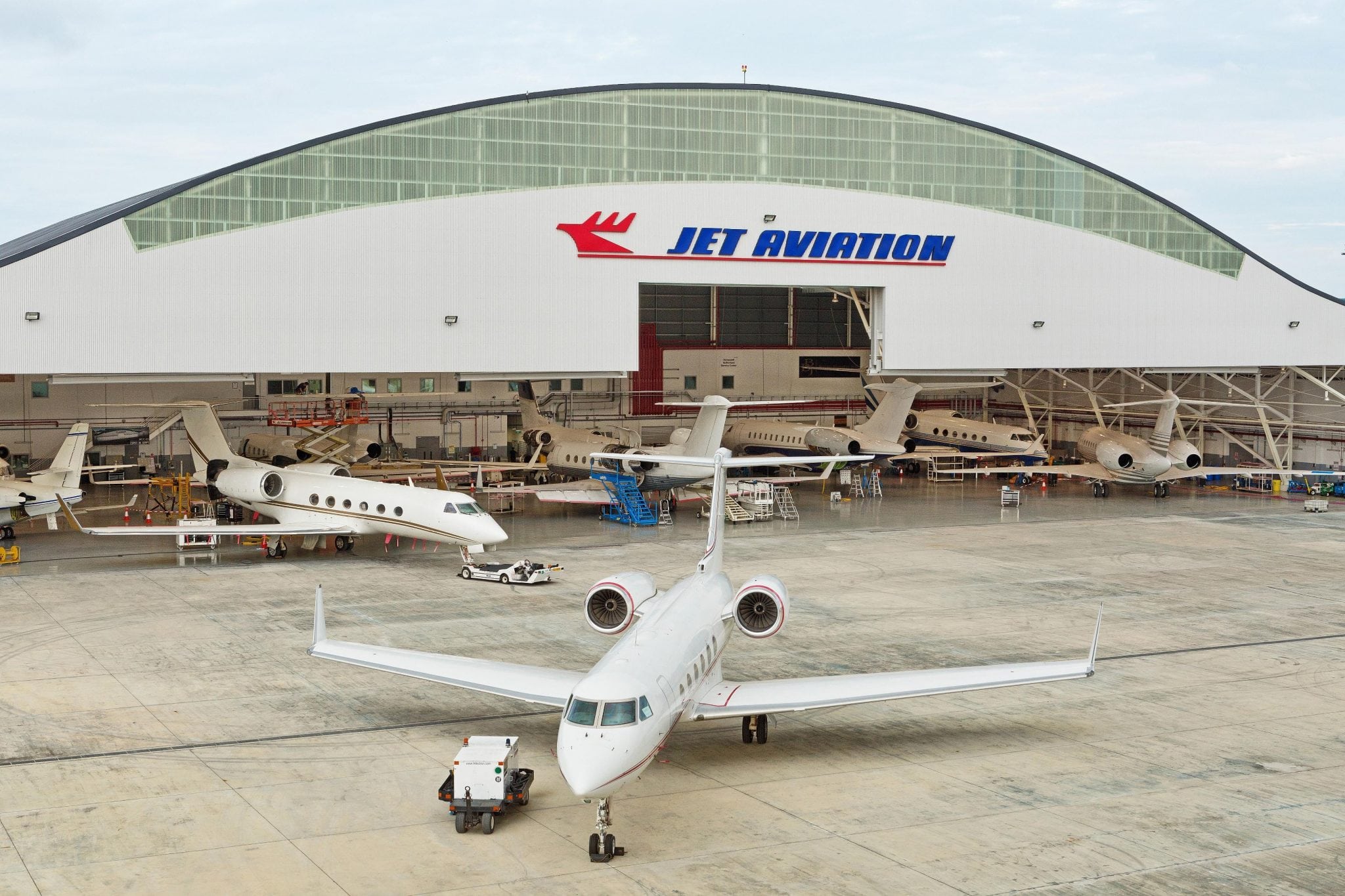 Jet Aviation aircraft hangar
