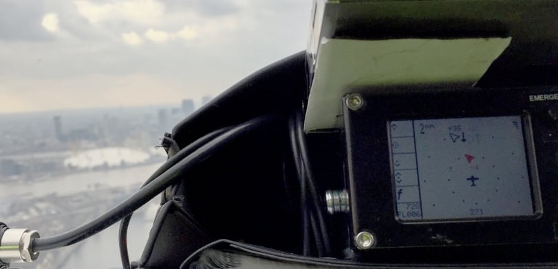 LPAT onboard a National Police Air Service helicopter picked up the signals of the crane during the trial. 