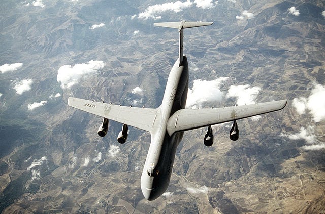 C5 Galaxy aircraft for which USAF is testing UTC’s Pulse HMS