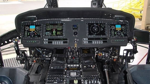 The UH-60M Black Hawk’s MFD-268C4 provides multiple video interfaces, as well as advanced graphic engines, safety critical processing and Active Matrix LCD technologies