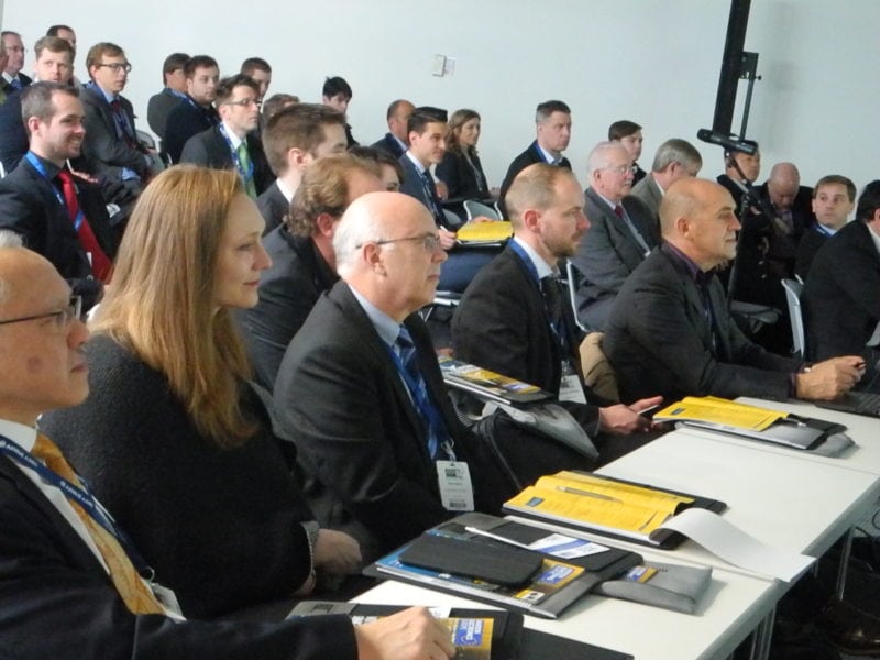 Attendees at the 2016 Aviation Electronics Europe conference.