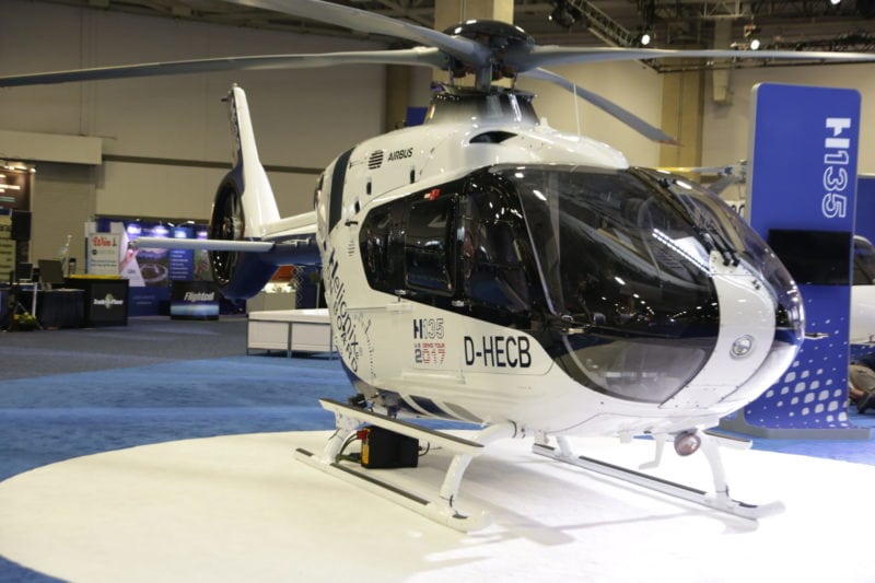 H135 with Helionix avionics suite.