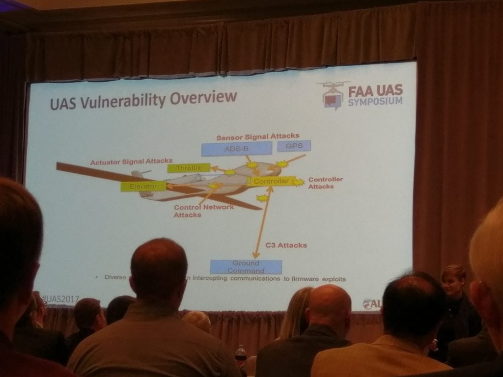 2017 FAA UAS Symposium attendees learn about vulnerabilities to cyber attacks