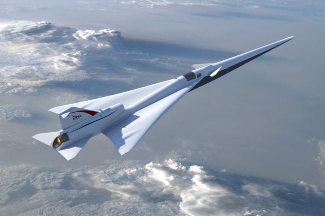 Illustration of NASA’s planned Low Boom Flight Demonstration aircraft as outlined during the project’s Preliminary Design Review last week. Photo: NASA / Lockheed Martin.
