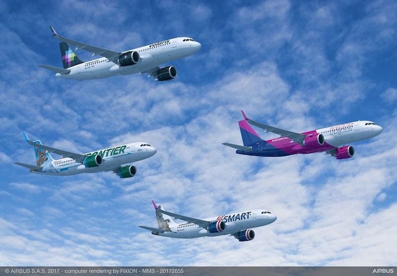 These four airlines are set to operate A320neos from Indigo Partners. Rendering by Fixion