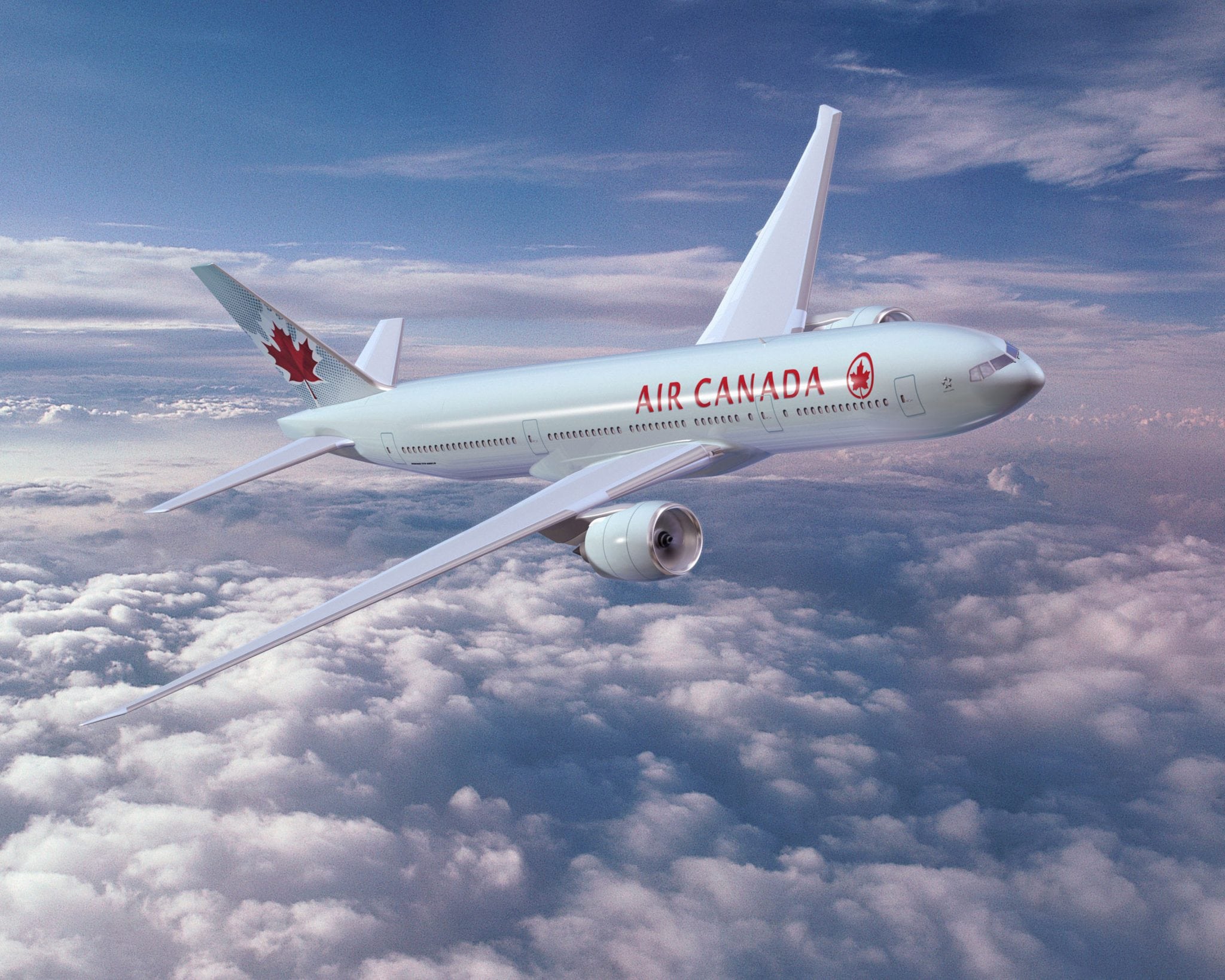 An Air Canada flight