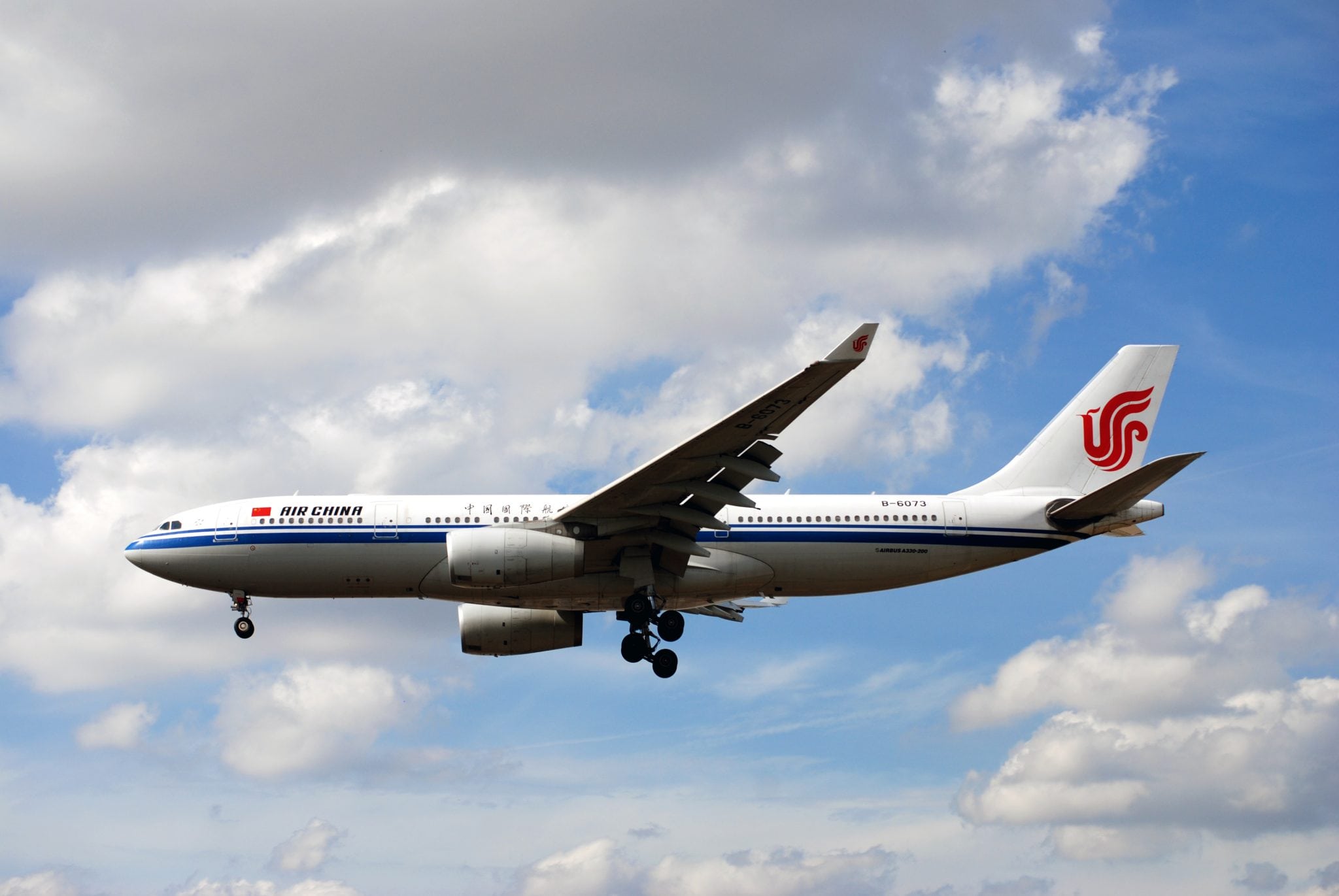 An Air China flight