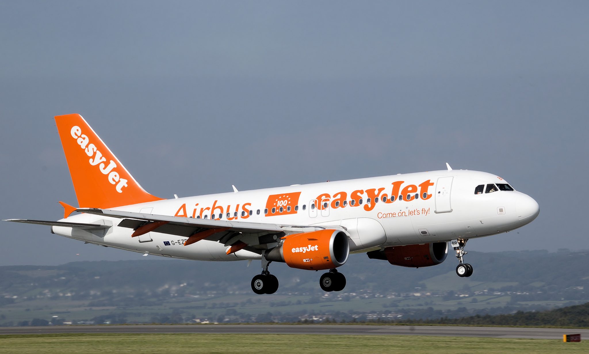 An EasyJet flight