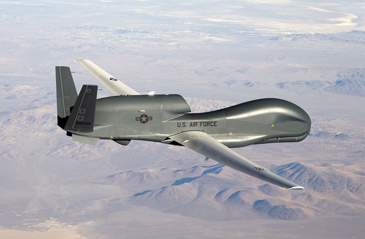 A Northrop Grumman RQ-4 Global Hawk in flight