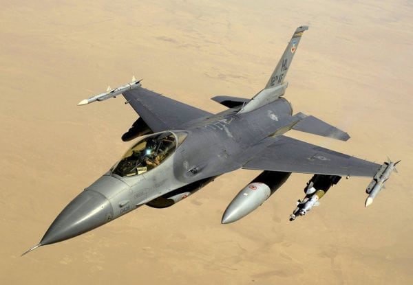 USAF F-16.