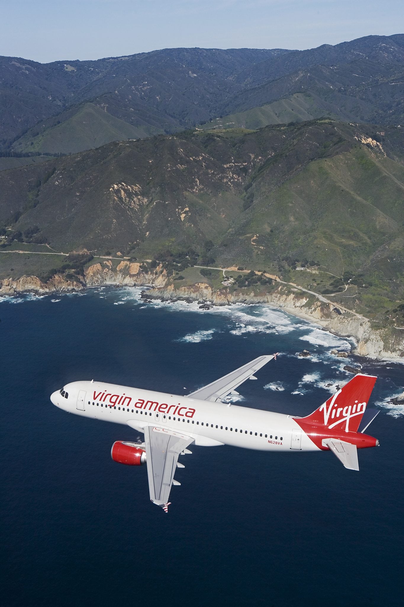 A Virgin America Flight