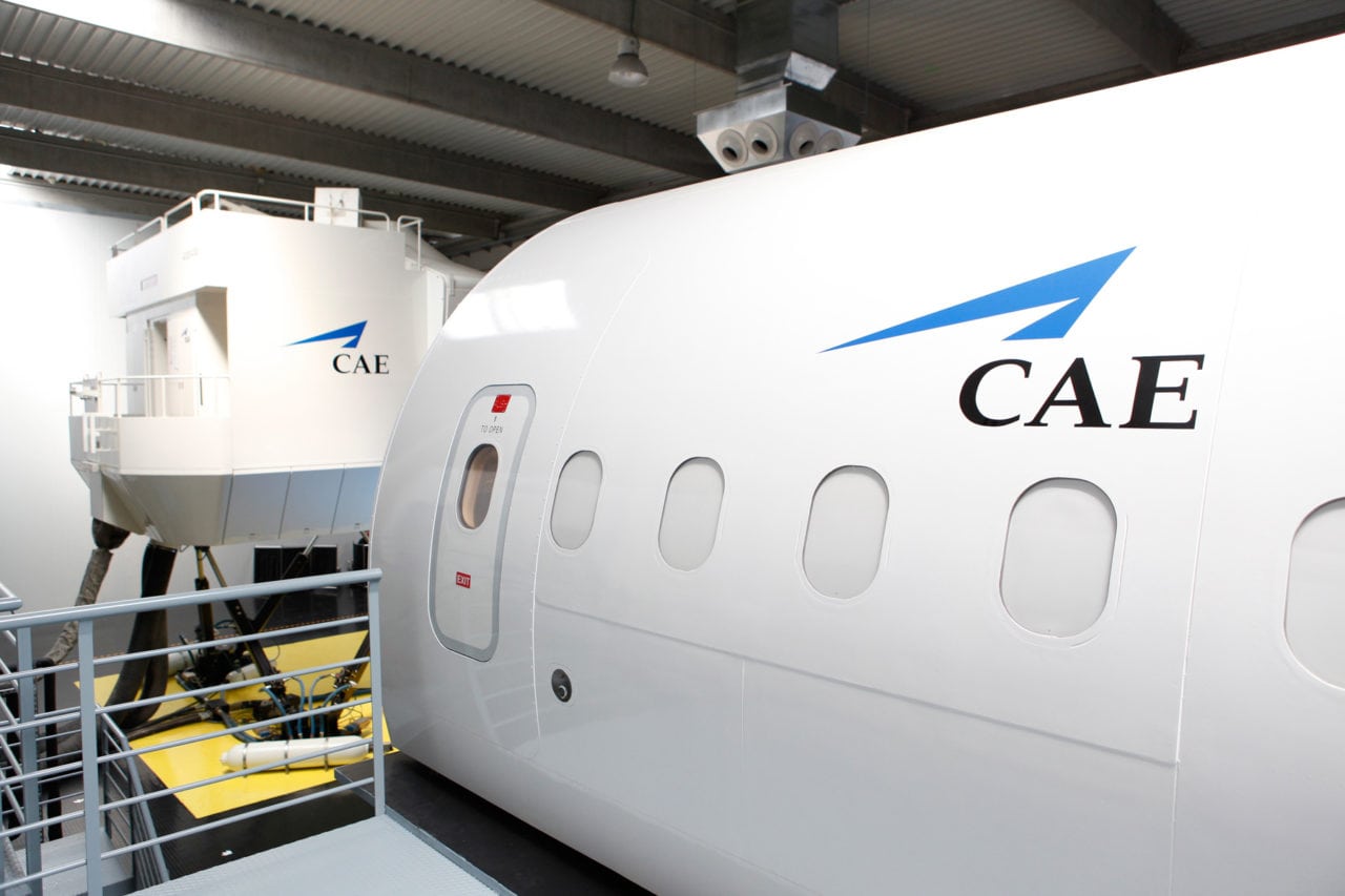 CAE flight simulators