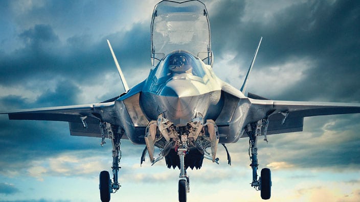 F-35 Joint Strike Fighter for which Pratt & Whitney supply the propulsion systems