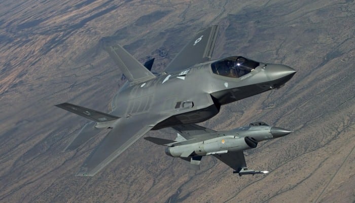 An F-35C Lightning II in flight