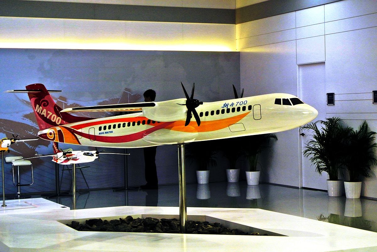 Model of the MA 700 aircraft