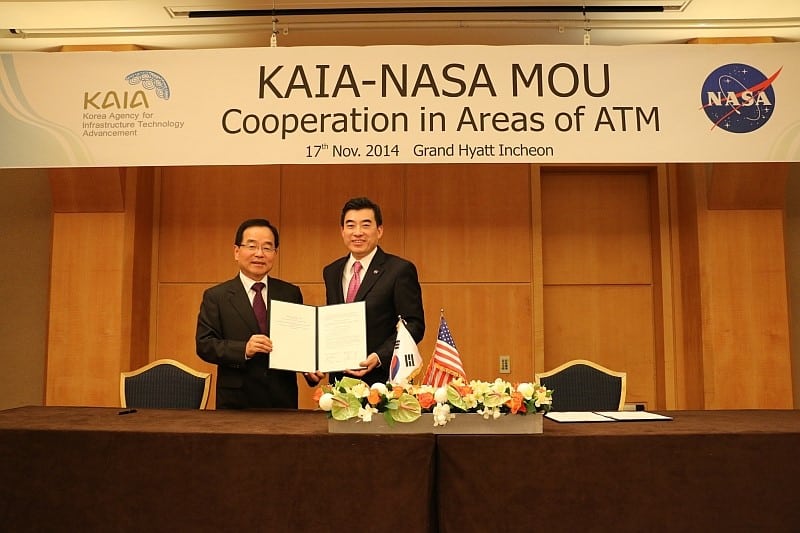 NASA and Korea Ink Agreement to Further ATM Technologies