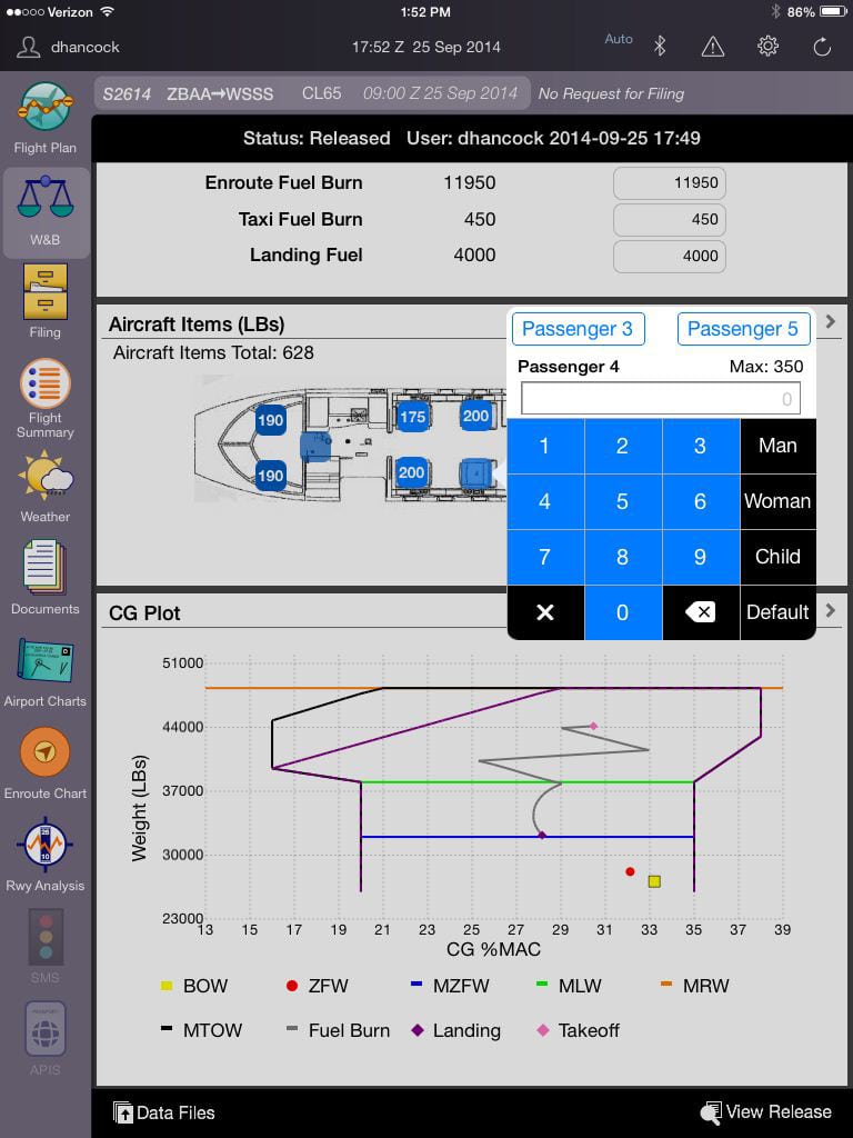 Rockwell Collins ARINC direct iPad app