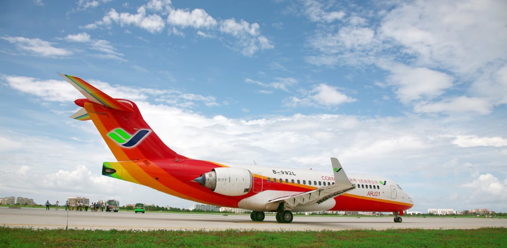 COMAC’s ARJ-21 aircraft