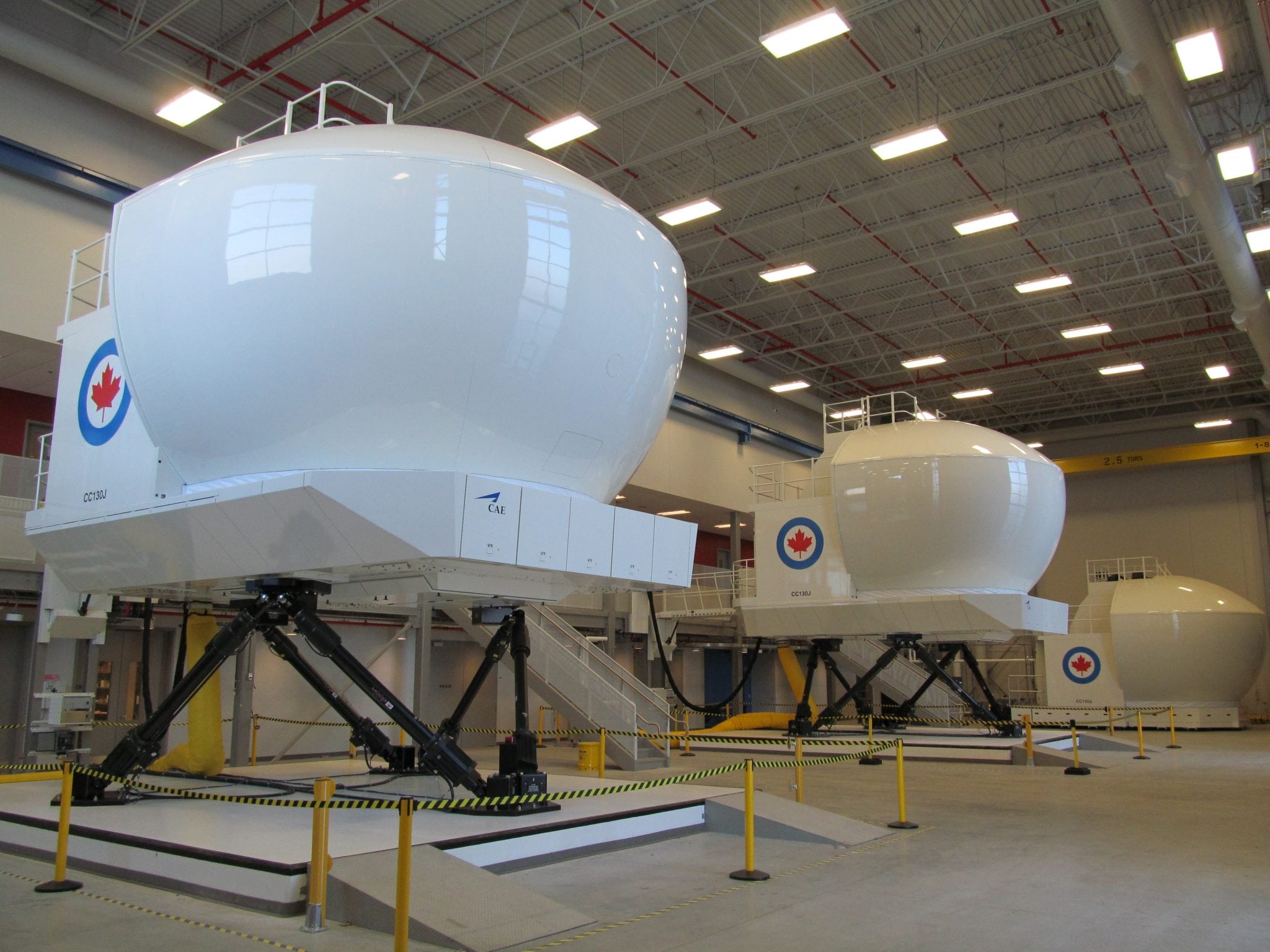 CAE flight simulators