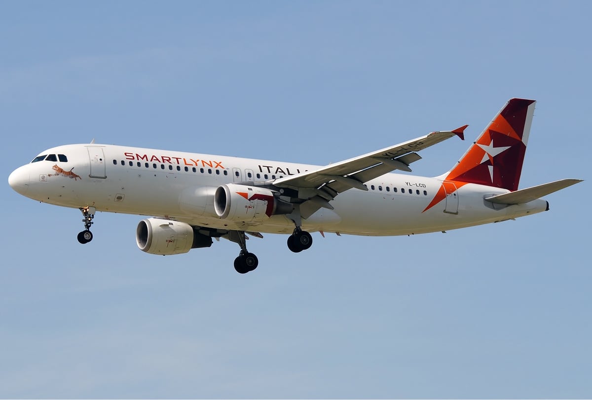 SmartLynx Airlines Airbus A320 aircraft