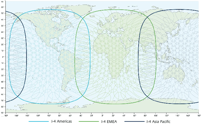 A chart showing Swiftbroadband coverage