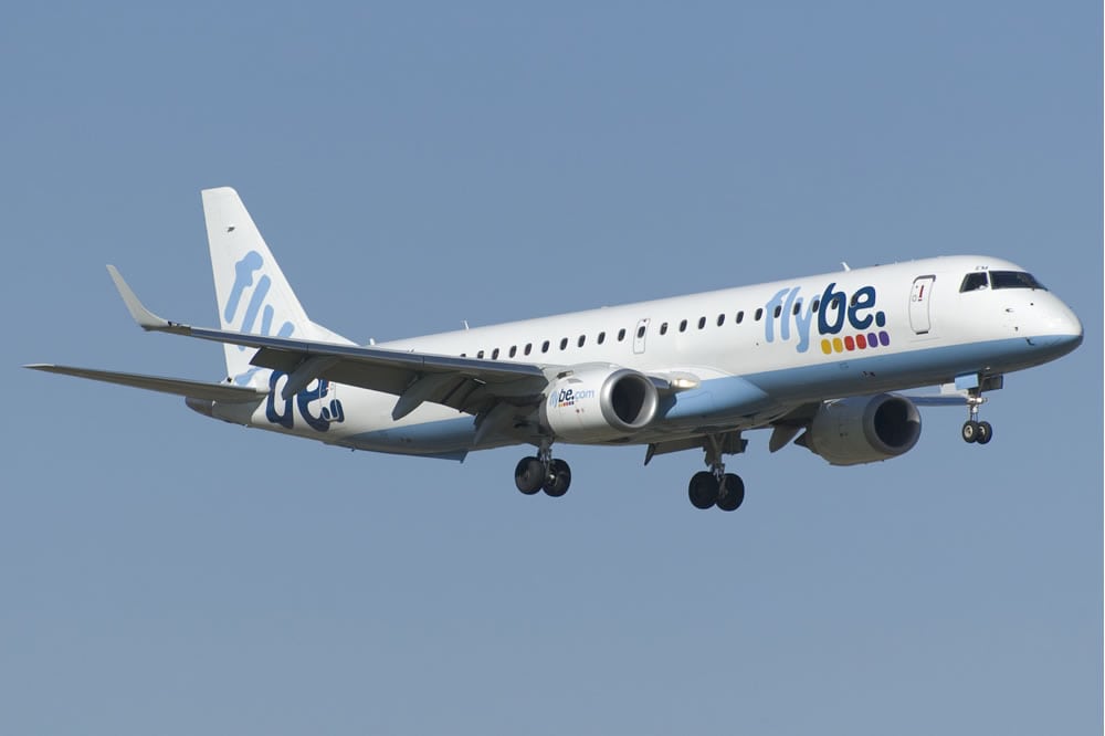 Flybe aircraft in flight