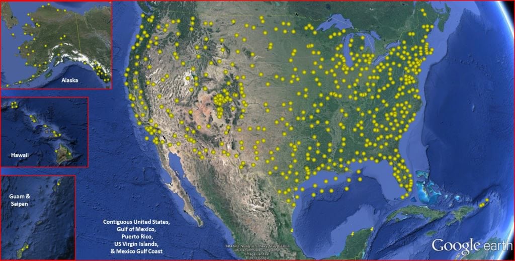 ADSB Ground Tower Map