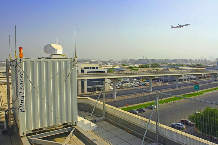 WindTracer at Dubai airport