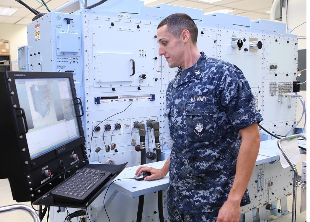 Marine using eCASS system