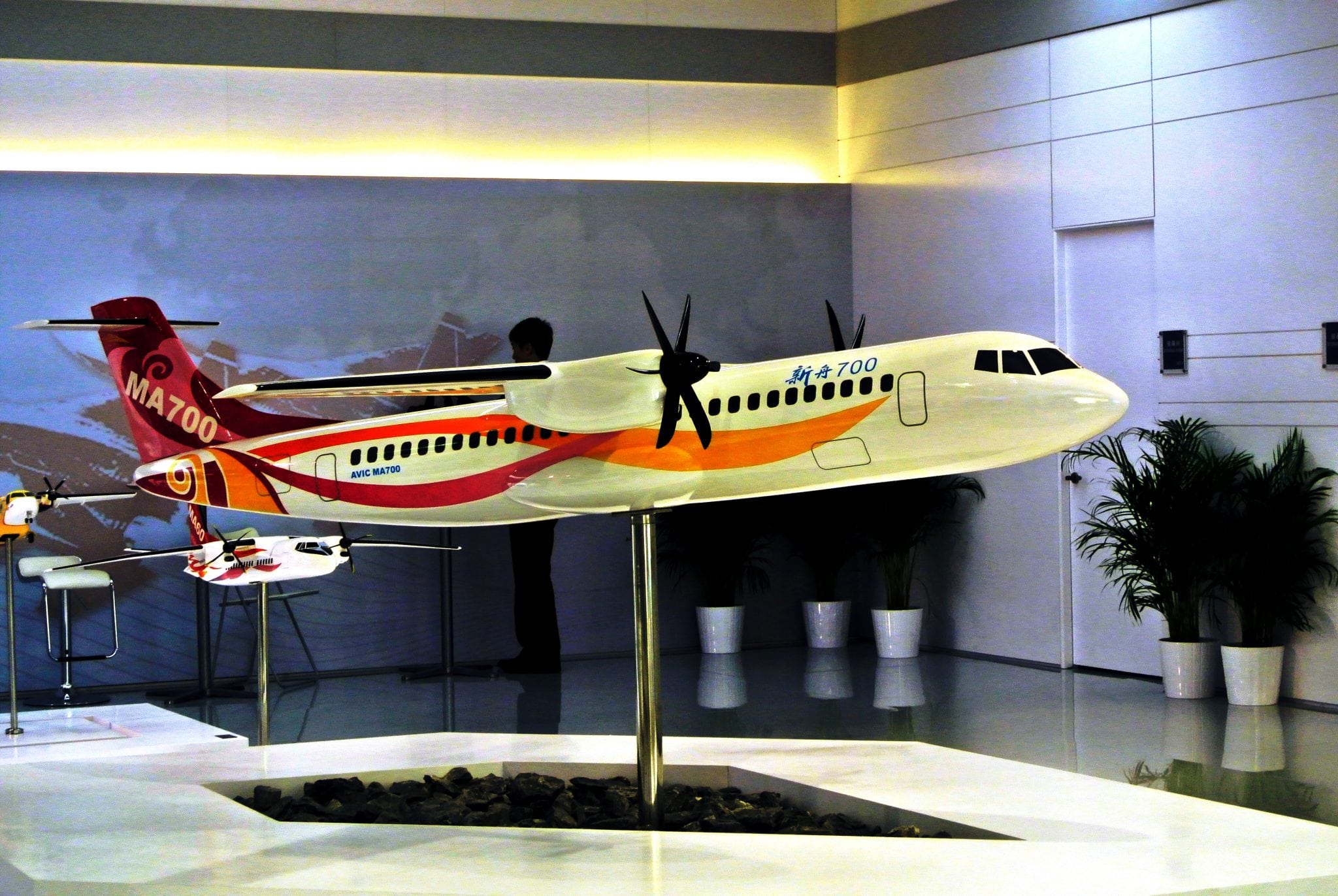 Model of AVIC’s MA700 on display