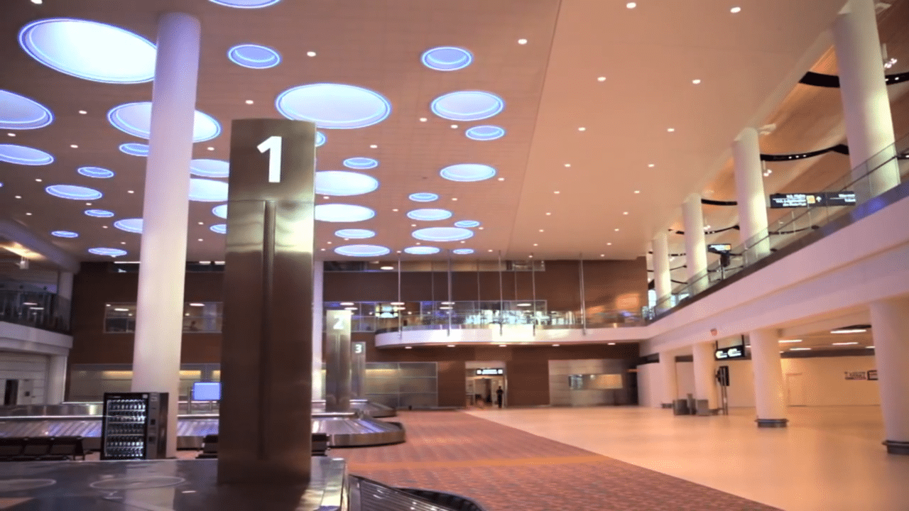 Interior of the Winnipeg airport
