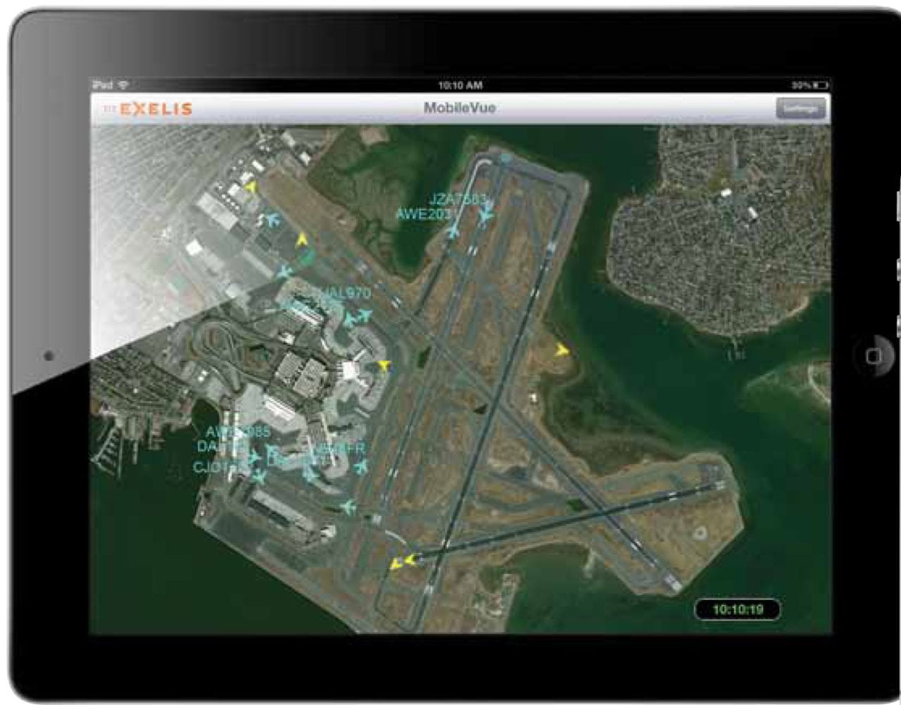 MobileVue, part of the airfield monitoring solution Exelis will provide to LAX