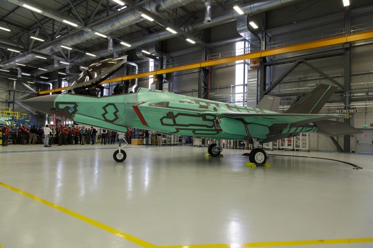 Italy’s first built F-35A