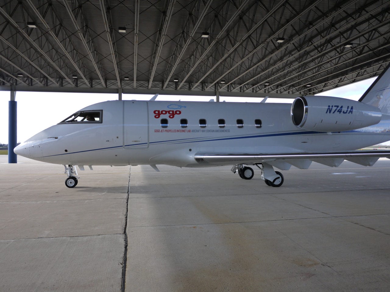 Gogo test plane