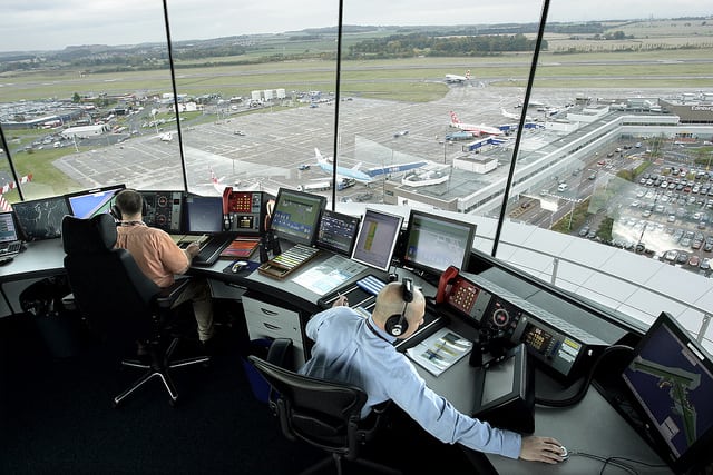 NATS air traffic control tower
