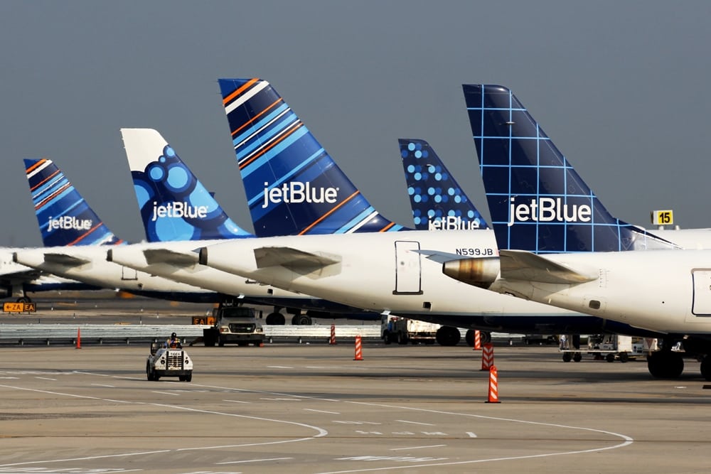 JetBlue tail fins