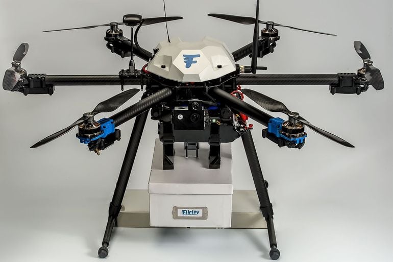 Flirtey delivery UAS