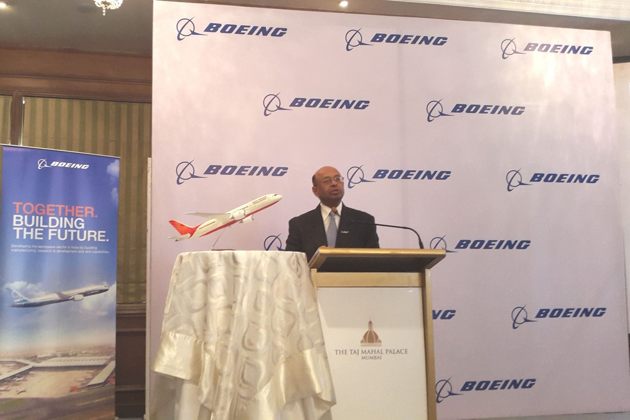 Dinesh Keskar, senior vice president of Asia Pacific and India Sales, Boeing Commercial Airplanes, announcing the company’s India Current Market Outlook